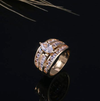 Anel Gold Glass