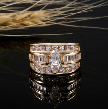 Anel Gold Glass