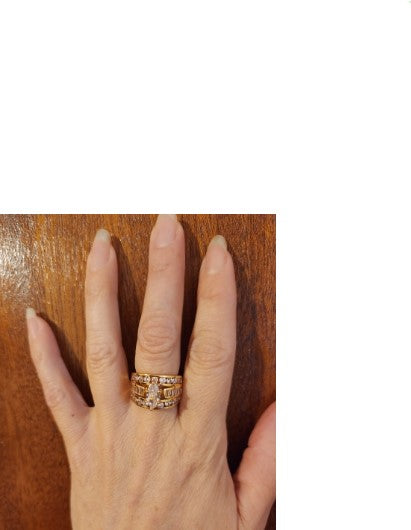 Anel Gold Glass